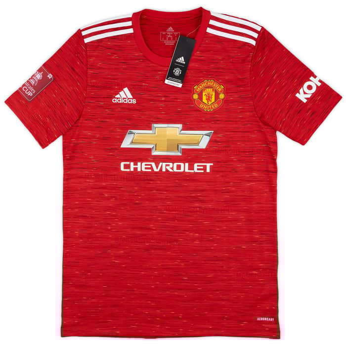 2020-21 Manchester United Home Shirt B.Fernandes #18 (M)