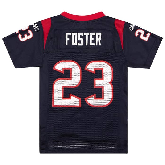 2009-11 Houston Texans Foster #23 Reebok On Field Jersey (Home) Y