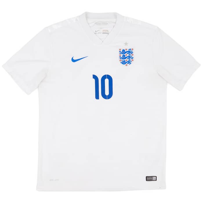 2014-15 England Home Shirt Rooney #10 - 6/10 - (L)