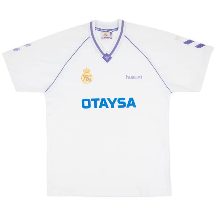 1990-91 Real Madrid Home Shirt - 7/10 - (XXL)