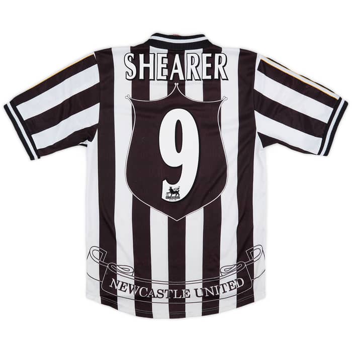 1997-99 Newcastle Home Shirt Shearer #9 - 6/10 - (S)