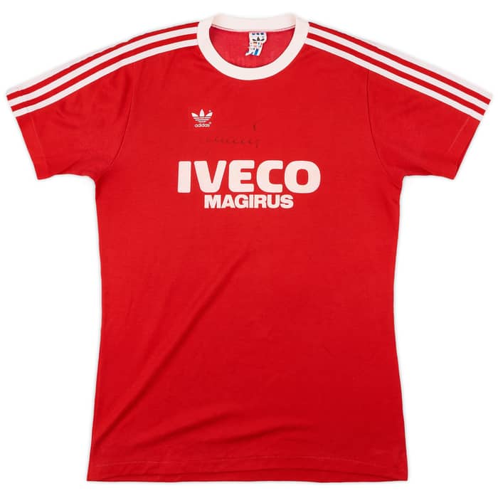 1983-84 Bayern Munich Home Shirt Fan Club Red Stars #11 - 5/10 - (L)
