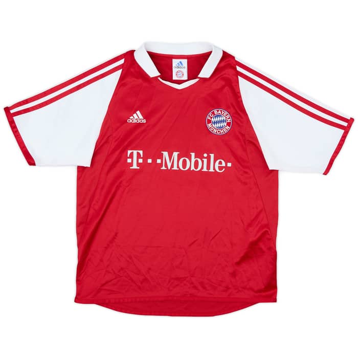 2003-04 Bayern Munich Home Shirt - 6/10 - (L.Boys)