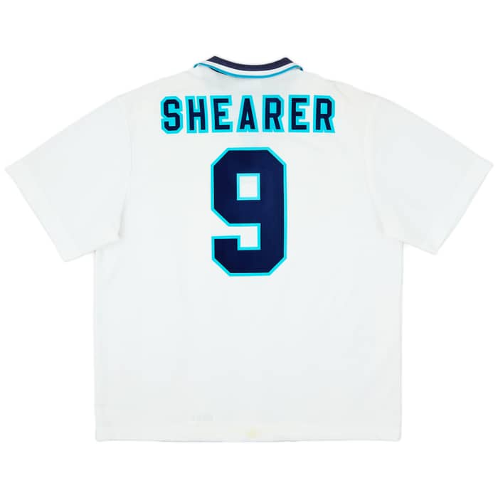 1995-97 England Home Shirt Shearer #9 - 6/10 - (XXL)