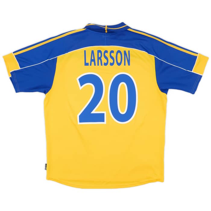 2000-02 Sweden Home Shirt Larsson #20 - 8/10 - (XL)