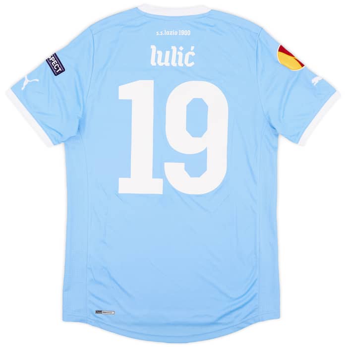 2011-12 Lazio Europa League Home Shirt Lulic #19 - 8/10 - (M)