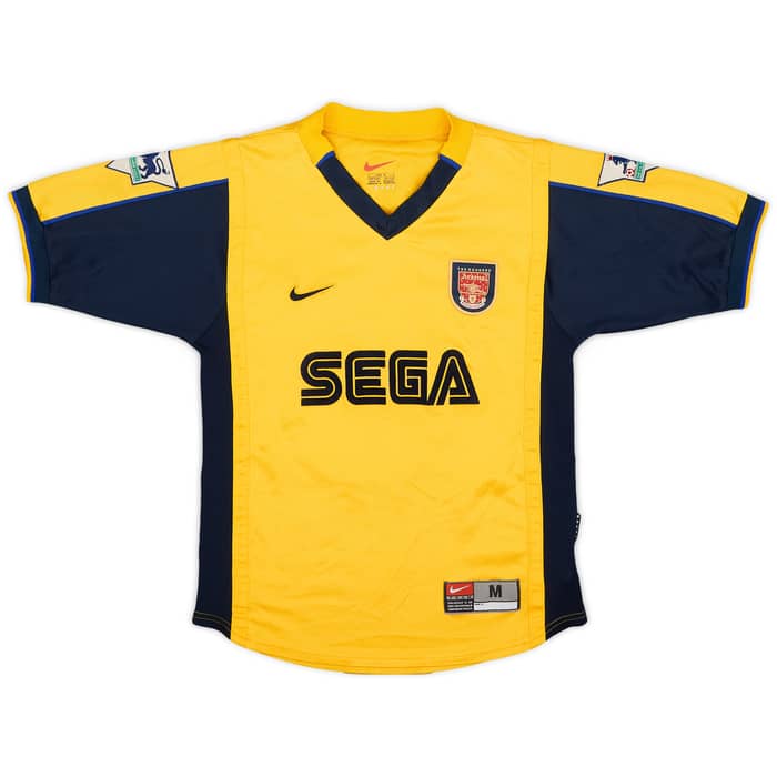 1999-01 Arsenal Away Shirt Kanu #25 - 8/10 - (M.Boys)