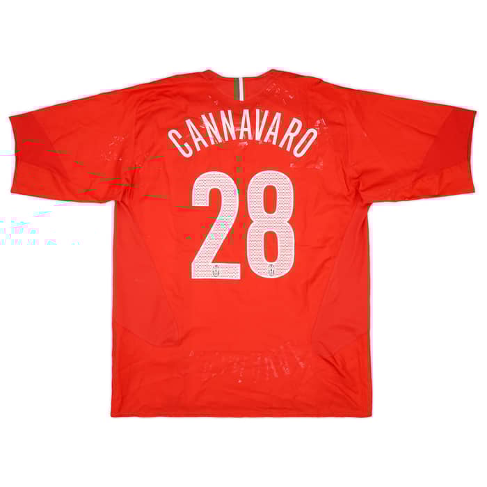 2005-06 Juventus Away Shirt Cannavaro #28 - 4/10 - (XL)