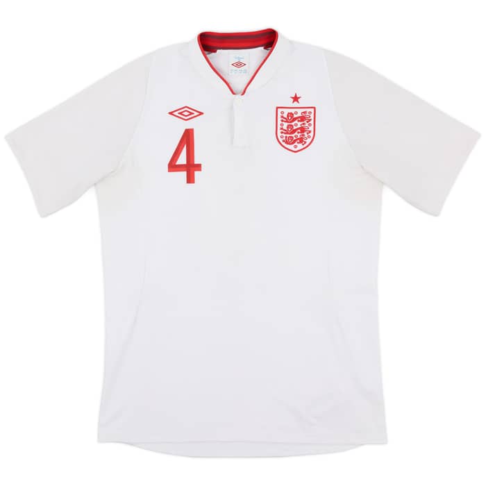 2012-13 England Home Shirt Gerrard #4 - 5/10 - (M)