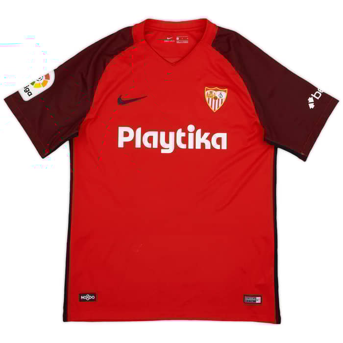 2018-19 Sevilla Away Shirt Escudero #18 - 7/10 - (L)