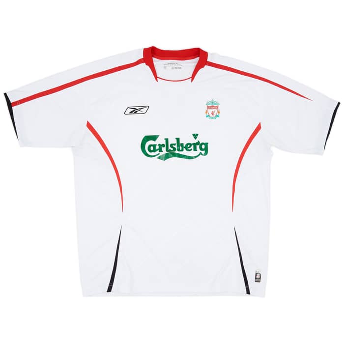 2005-06 Liverpool Away Shirt Gerrard #8 - 6/10 - (XXL)
