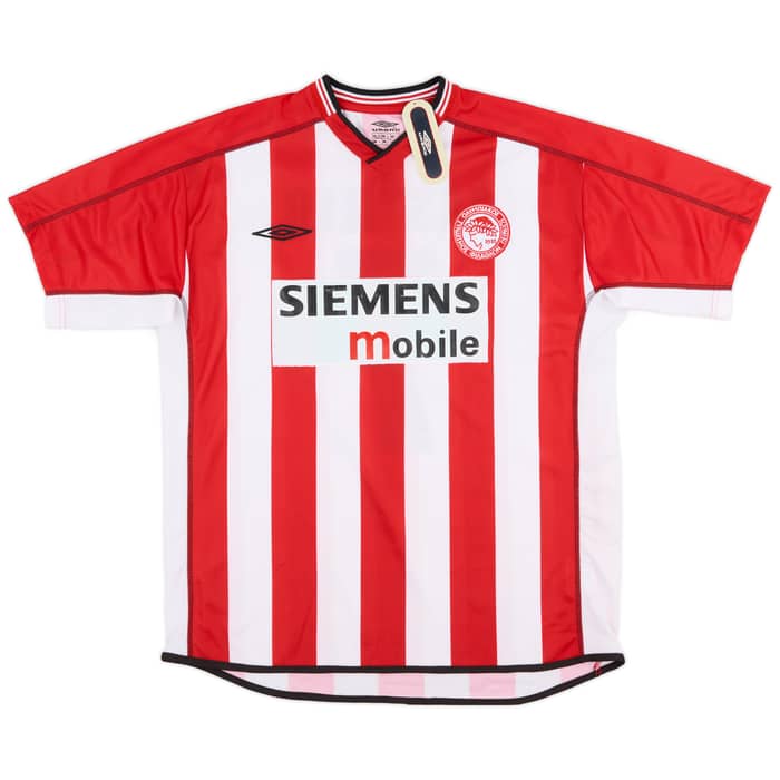 2002-03 Olympiakos Home Shirt Castillo #7 - 7/10
