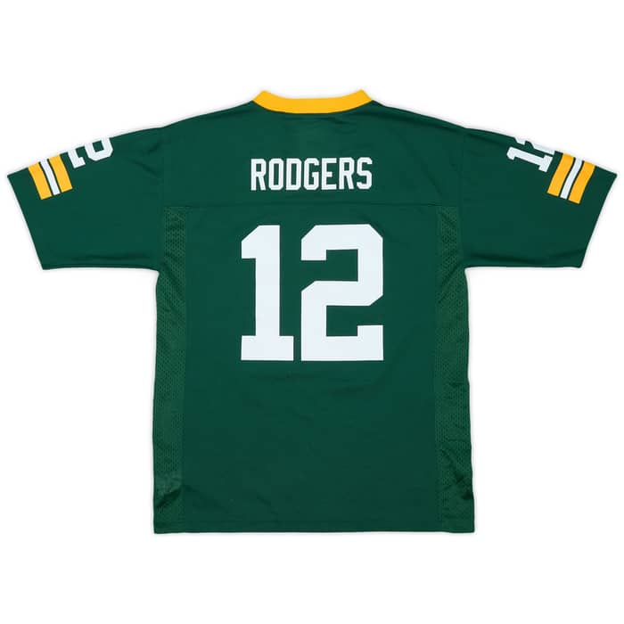2012-16 Green Bay Packers Rodgers #12 NFL Replica Home Jersey - 7/10 - (L.Boys)