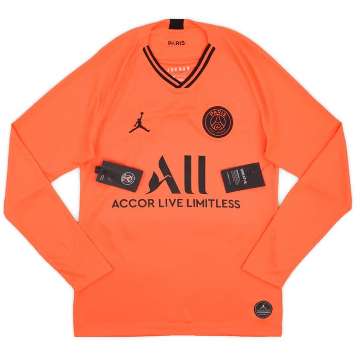 2019-20 Paris Saint-Germain Away L/S Shirt Mbappe #7 (S)