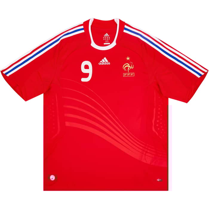 2007-08 France Away Shirt Benzema #9