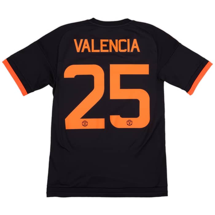 2015-16 Manchester United Third Shirt Valencia #25 - 8/10 - (S)