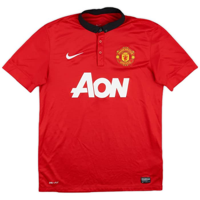 2013-14 Manchester United Home Shirt Vidic #15