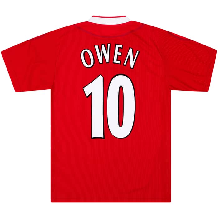 2002-04 Liverpool Home Shirt Owen #10 - 6/10 - XL
