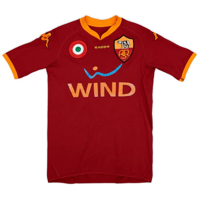 2007-08 Roma Home Shirt De Rossi #16 - 5/10 - (XS)