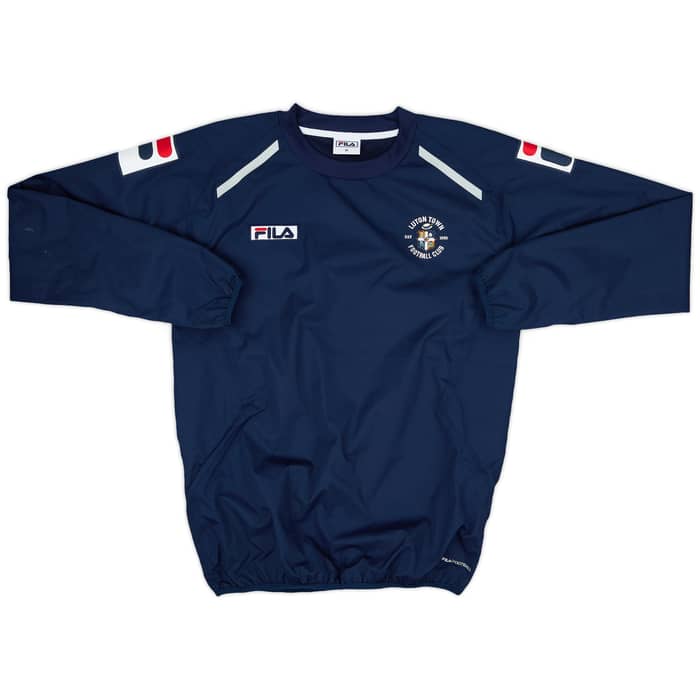 2013-14 Luton Town Fila Drill Top - 8/10 - (M)