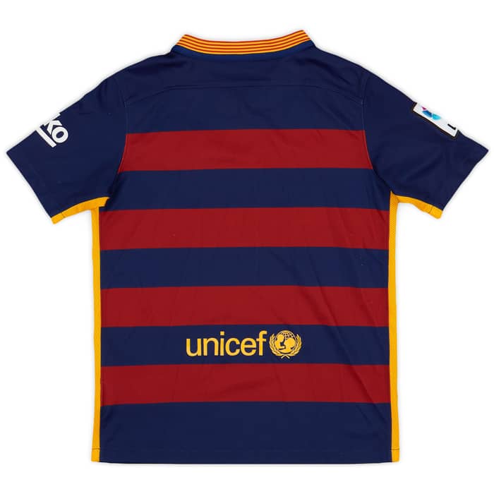 2015-16 Barcelona Home Shirt - 9/10 - (M.Boys)