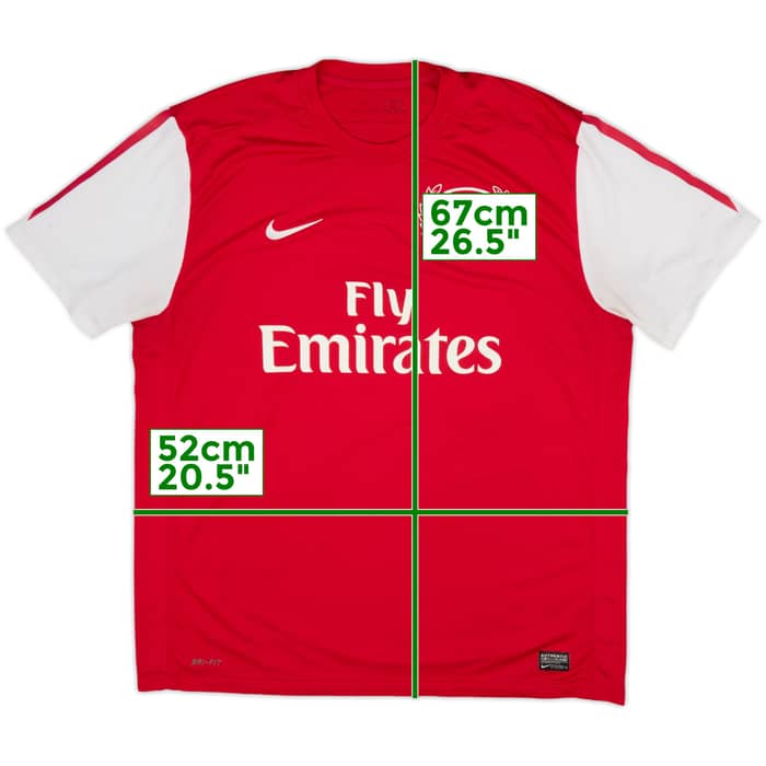 2011-12 Arsenal Home Shirt Rosicky #7 - 4/10 - (XXL)