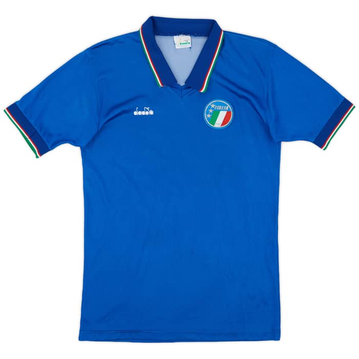 1986-90 Italy Home Shirt #4 - 8/10 - (M)