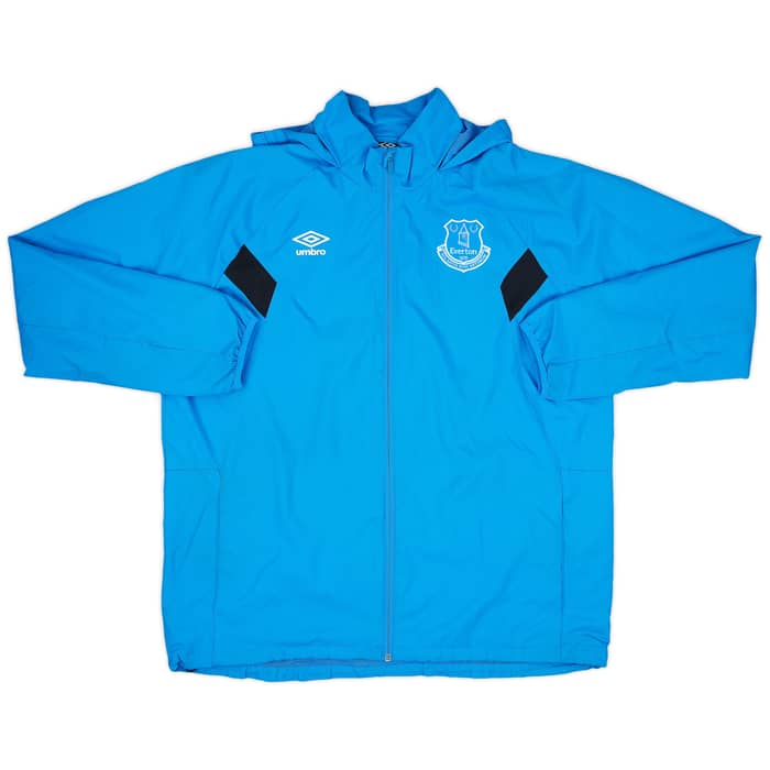 2016-17 Everton Umbro Hooded Rain Jacket - 9/10 - (XXL)