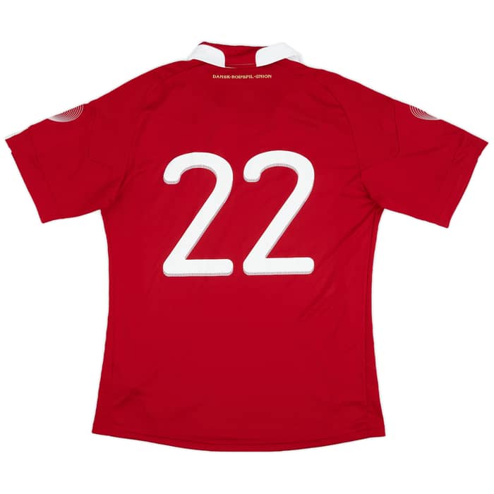 2010-11 Denmark Player Issue Home Shirt #22 - 8/10 - (XL)