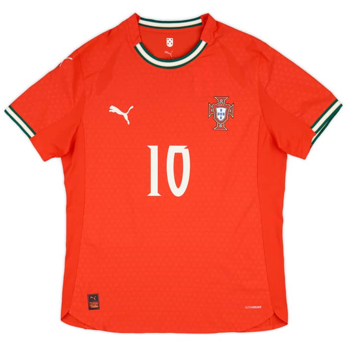 2025-26 Portugal Authentic Home Shirt Bernardo #10