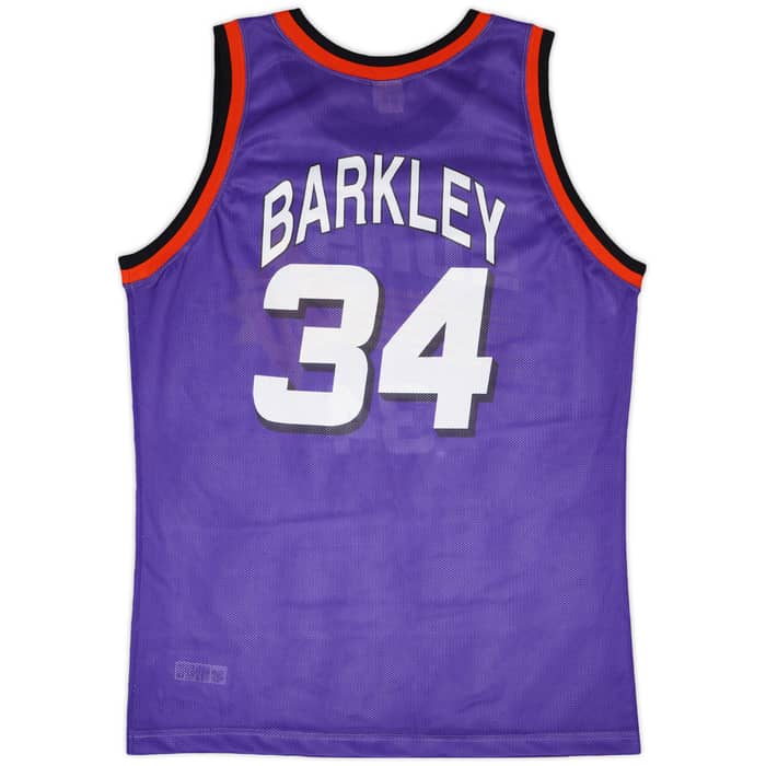 1992-96 Phoenix Suns Barkley #34 Champion Away Jersey - 8/10 - (L)