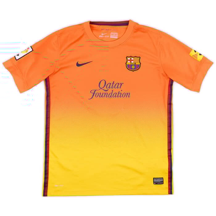 2012-13 Barcelona Away Shirt - 9/10 - (XL.Boys)