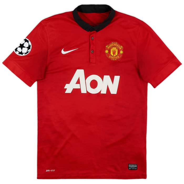 2013-14 Manchester United Home Shirt v.Persie #20 - 5/10 - (S)