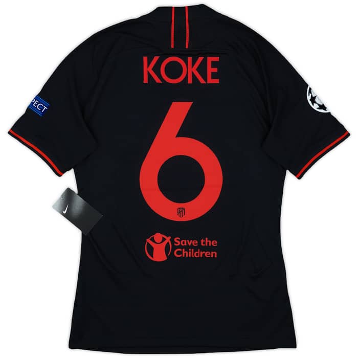 2019-20 Atletico Madrid Player Issue Away Shirt Koke #6 (M)