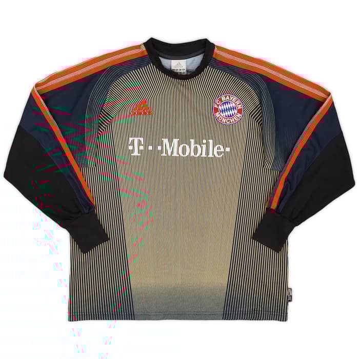 2003-04 Bayern Munich GK Shirt Kahn #1 - 6/10 - (XL.Boys)