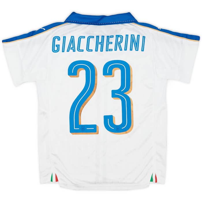 2016-17 Italy Away Shirt Giacchherini #23 - 7/10 - (M.Boys)