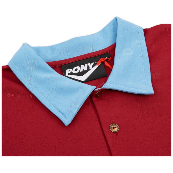 1995-97 West Ham Pony Reissue Centenary Home Shirt