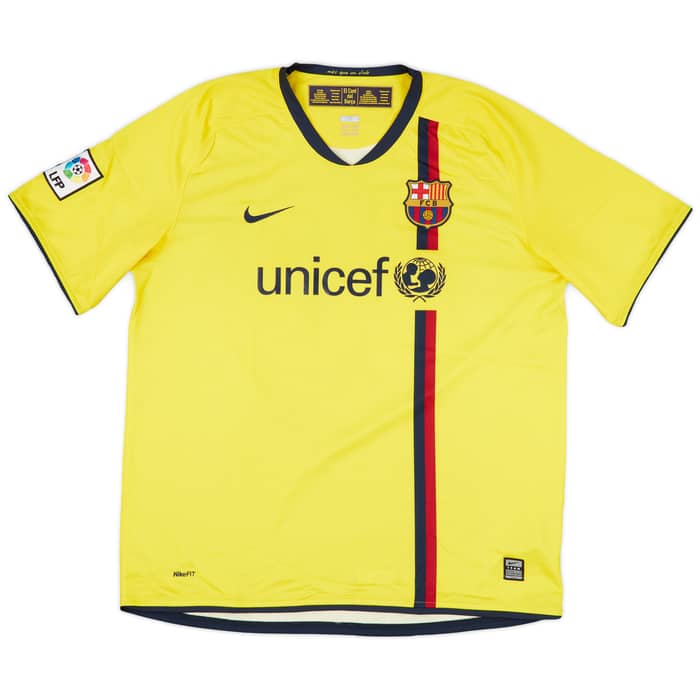 2008-10 Barcelona Away Shirt Messi #10 - 8/10 - (XL)