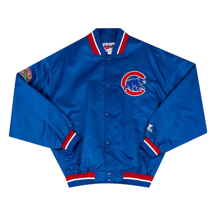 1990s Chicago Cubs Starter Satin Varsity Jacket XXL