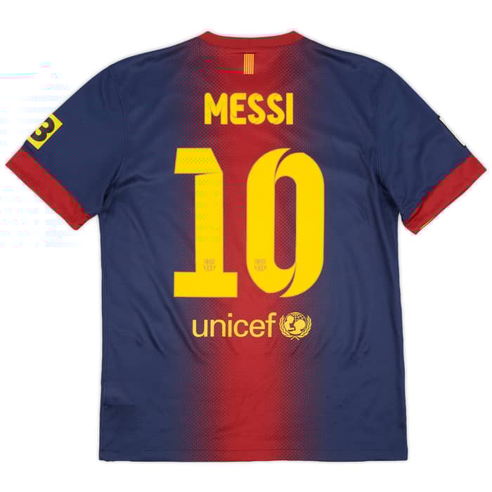 2012-13 Barcelona Home Shirt Messi #10 - 8/10 - (M)