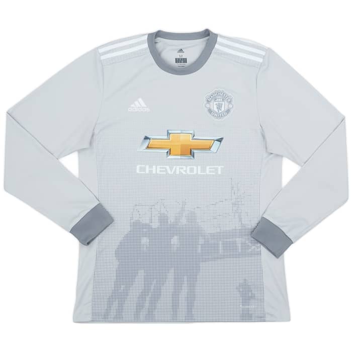 2017-18 Manchester United Third L/S Shirt Mata #8 - 9/10 - (M)