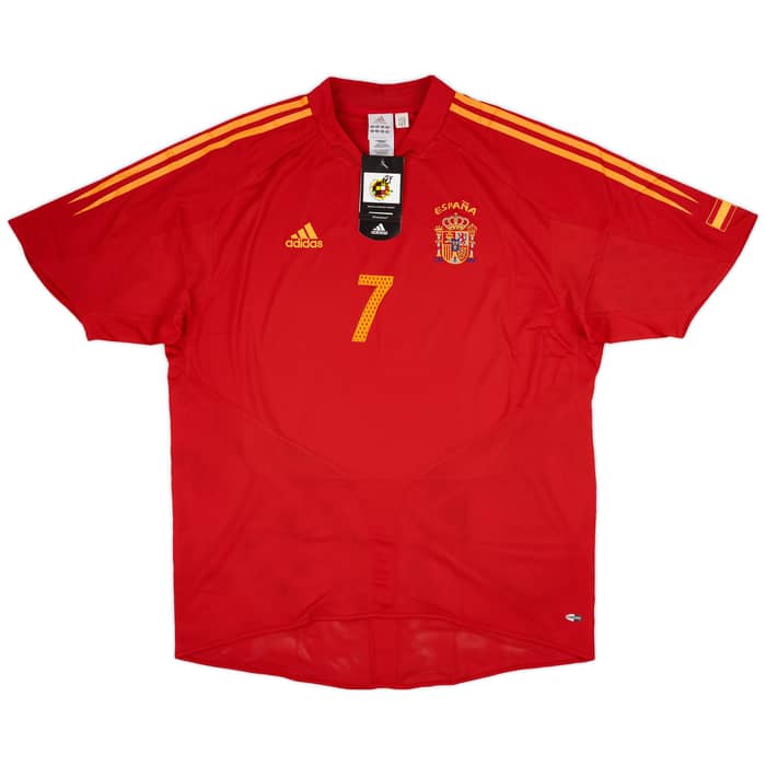2004-06 Spain Home Shirt Raul #7 (XL)