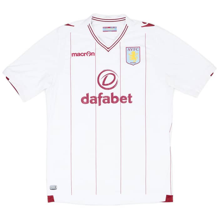 2014-15 Aston Villa Away Shirt Grealish #40 - 6/10 - (XL)