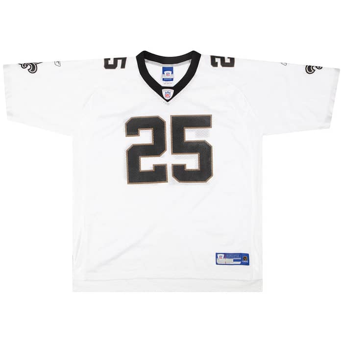 2006 New Orleans Saints Bush #25 Reebok On Field Jersey (Away) L