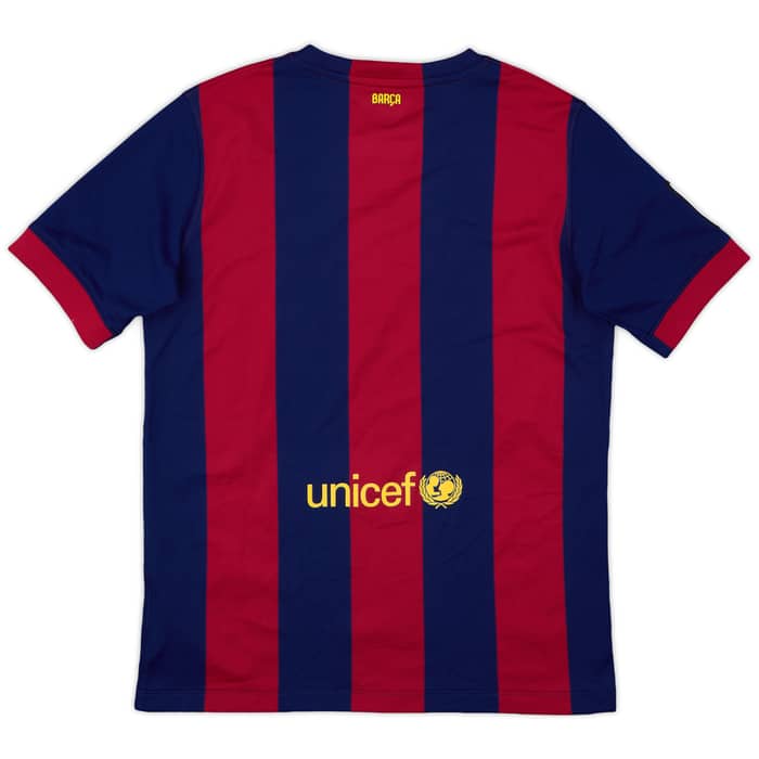 2014-15 Barcelona Home Shirt - 7/10 - (XL.Boys)