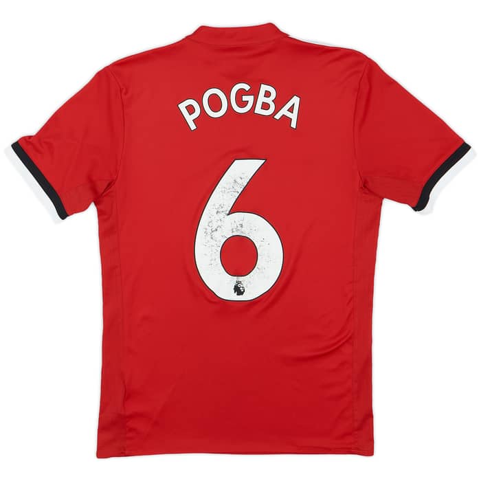 2017-18 Manchester United Home Shirt Pogba #6 - 5/10 - (XS)