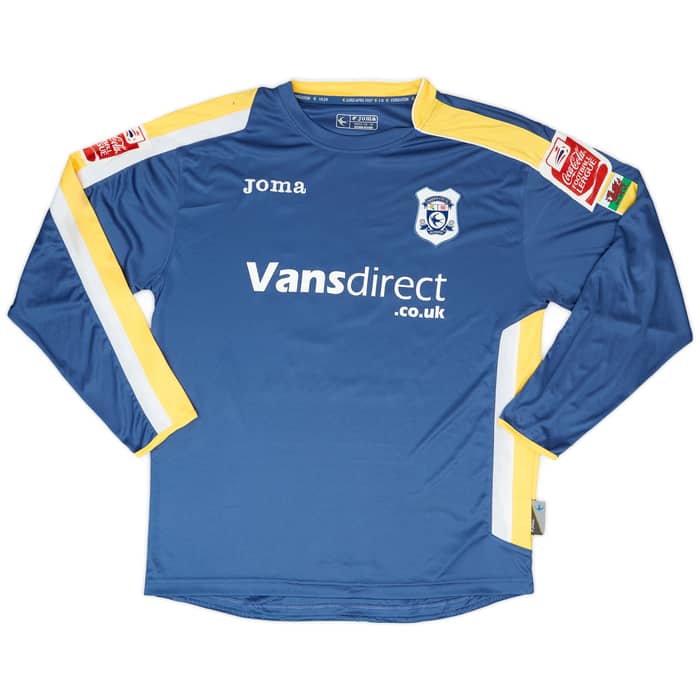 2008-09 Cardiff Match Issue Home Shirt Routledge #14