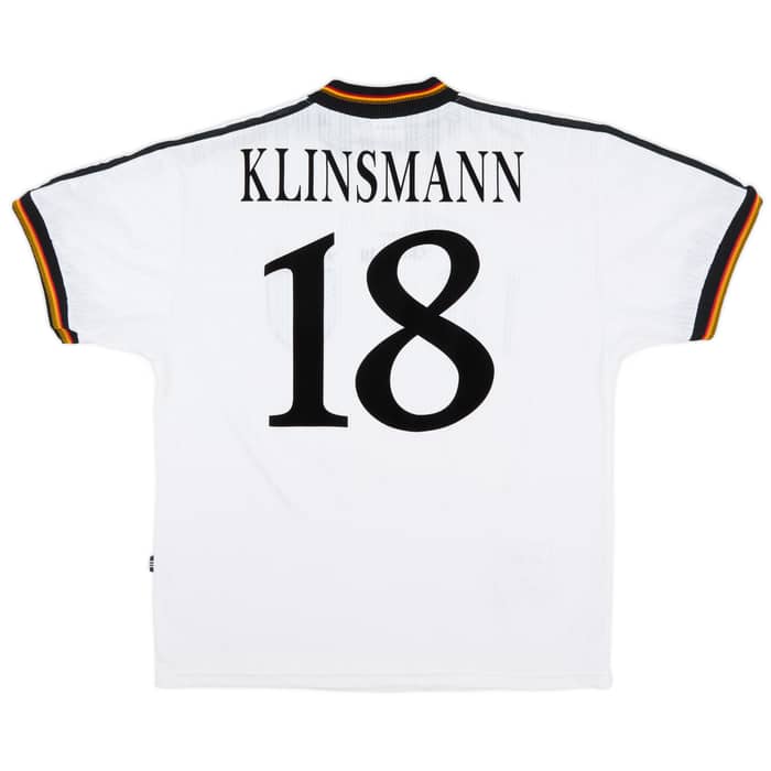 1996-98 Germany Home Shirt Klinsmann #18 - 7/10 - (XL)