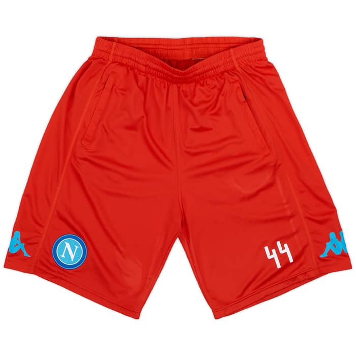 2016-17 Napoli Player Issue Training Shorts # - 6/10