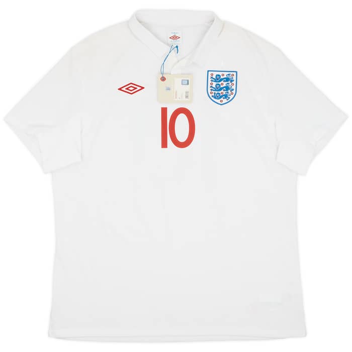 2009-10 England Home Shirt Rooney #10 (XXL)